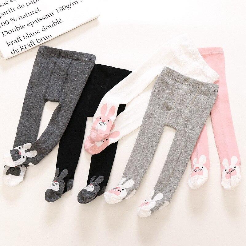 Herfst Winter Baby Panty Warm Cartoon Dieren Baby Peuter Kid Meisje Leuke Panty Effen Pasgeboren Mode Strakke Zuigeling Panty