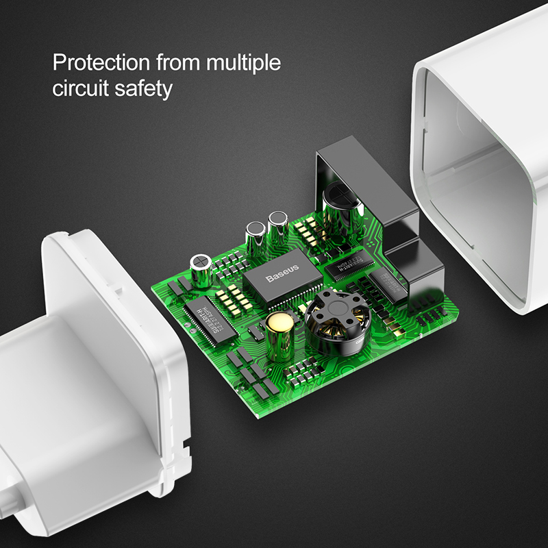 Baseus 24W schnell aufladen 3,0 USB Ladegerät QC 3,0 Zauberstab Adapter Ladegerät QC 3,0 Schnelle Ladung Für Smartphone