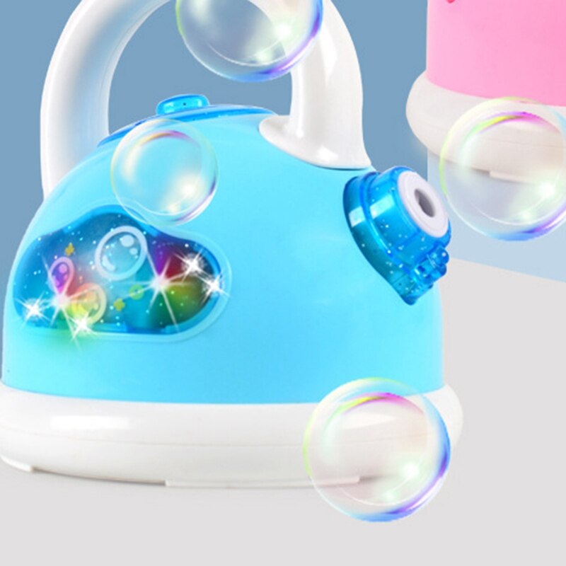 Waterkoker Bubble Machine Automatische Zeep Bubble Blower Machine Licht Muziek Grappig Outdoor Speelgoed Voor Kinderen
