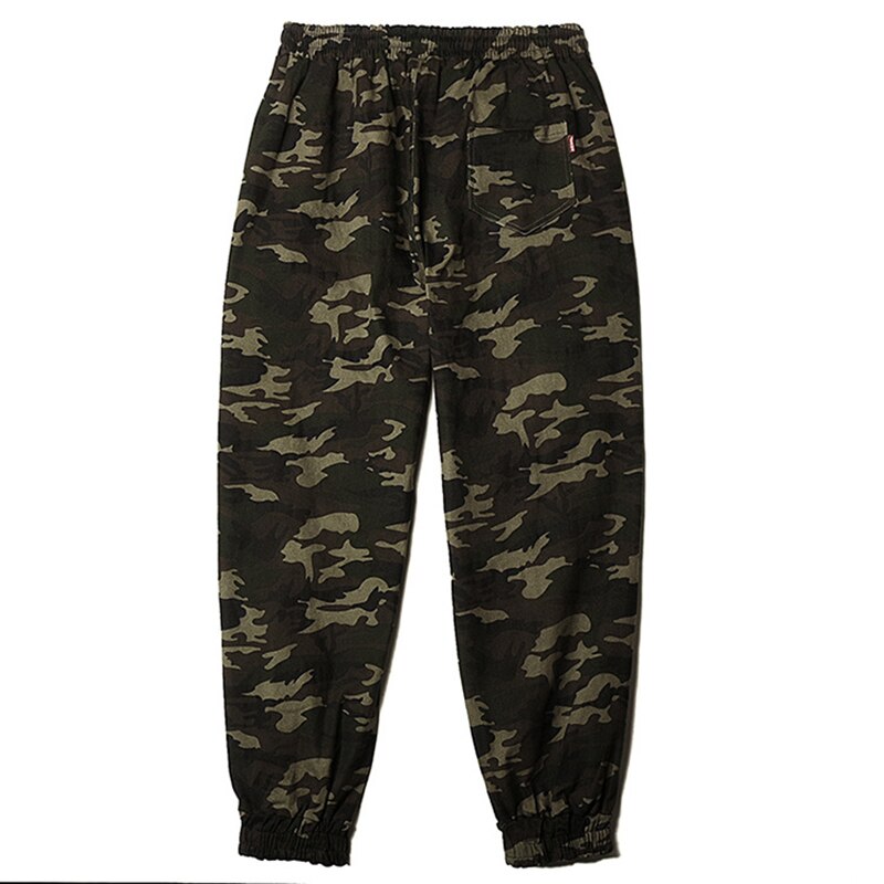 Vinterfickor byxor män hip hop fritids män casual kamouflage byxor herr sportkläder lös jogging 8xl