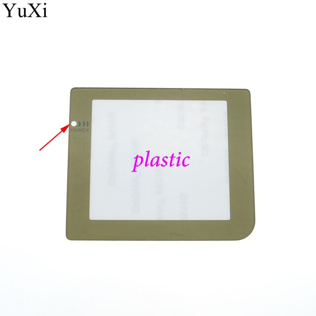 YUXI Plastic Glass Screen Protector Cover Replacement for Game Boy Pocket for GBP Screen Lens Faceplate: F