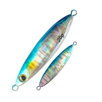 FUNADAIKO Shore Cast Jigs Metal Slow Jig Cast jig 30g 40g 60g Artificial Bait Shore Fishing Sea Bass Metal lure Angler