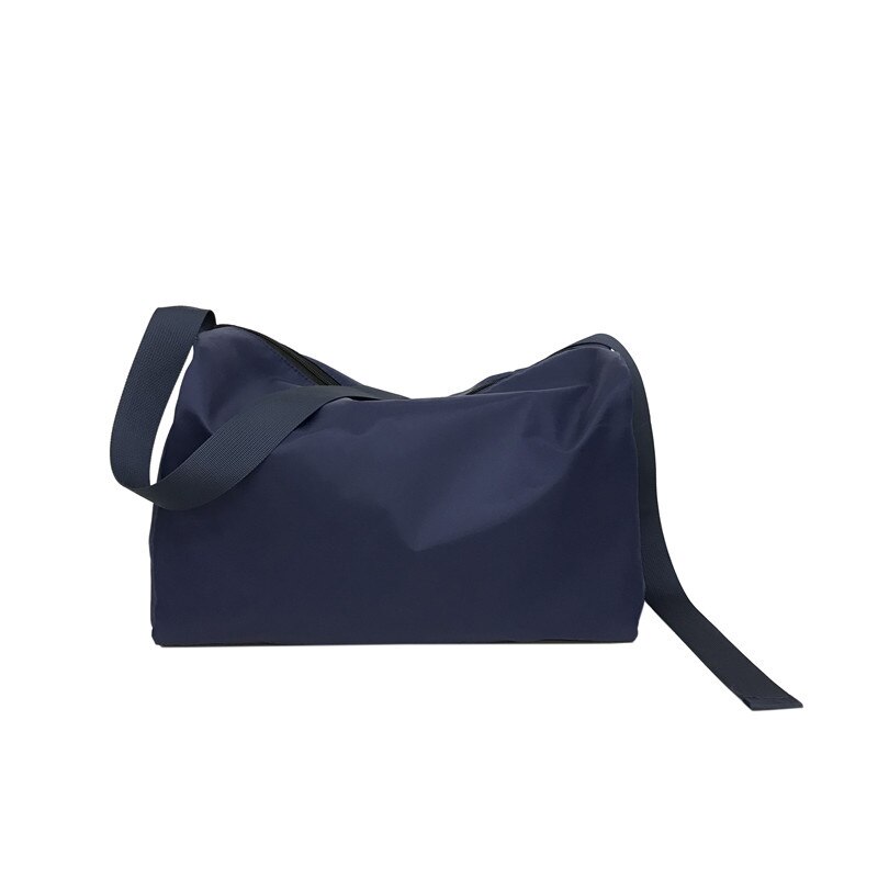 Large Capacity Foldable Fitness Yoga Bag Luggage Bag Short Distance Female Travel Bag Male Sports Bag: Blue