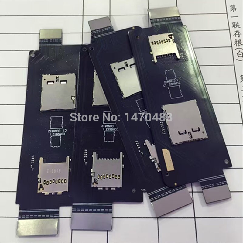 ZX551ML SIM Card slot printplaat Reparatie onderdelen Voor ASUS Zenfone ZOOM ZX551ML Smartphone + Nummer