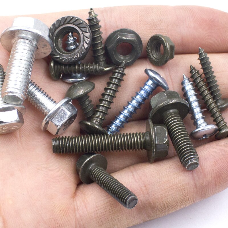 Mixed Car Self - tapping Screw Fast Wire Screw Metal Fastener Clip For All Auto Leaf Board Fender Bumper Rivets