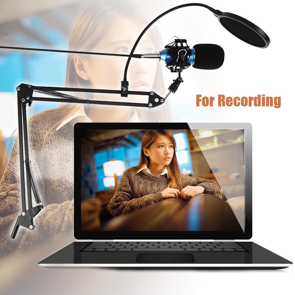 Bm -800 mikrofon 3.5mm kabelgebundenes kondensatormikrofon für aufnahmen