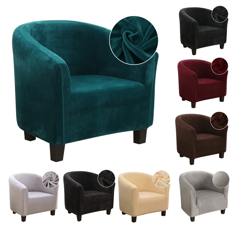 Stretch Covers Voor Fauteuil Sofa Couch Woonkamer 1 Zitsbank Hoes Single Seater Meubelen Couch Fauteuil Cover Elastieken