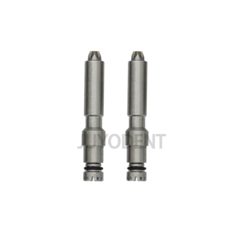 Cartucho de pieza de mano para implante Dental, tapa de botón de acero inoxidable 20:1, compatible con NSK SMAX SG-20: Plata