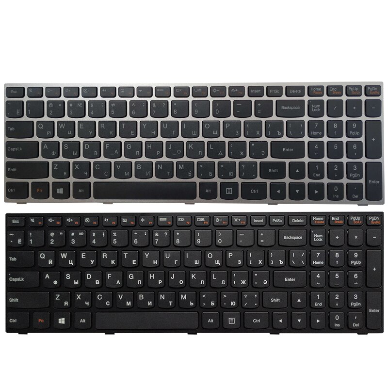 Russe RU Clavier d&#39;ordinateur portable POUR LENOVO B50-30 B50-45 B50-70 B50-80 Z50-70 Z50-70A Z50-75 Z50-80E Z51-70 Z51-70A T6G1