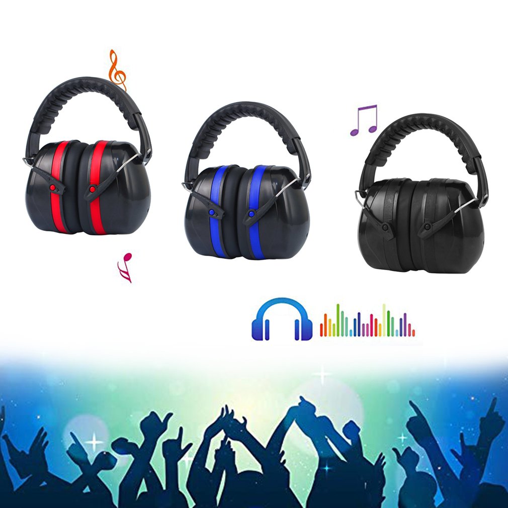 Strengthen Soundproof Earmuffs Anti-Noise Headphones Shooting Sleep Learning Mute Earmuffs Drum Protection Headsets