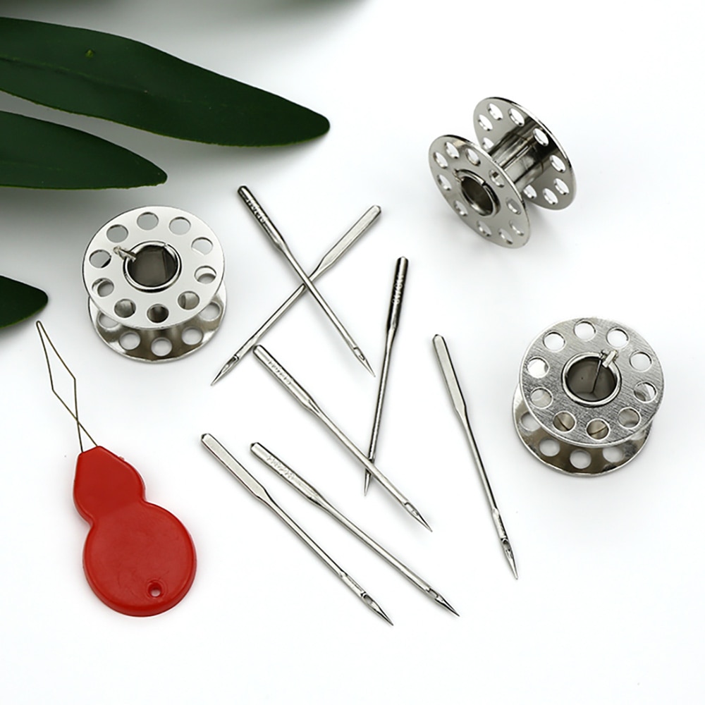 Home Practical 50 Pieces/Set Silver Assorted Home Sewing Machine Needles Household 9#/70 11#/80 14#/90 16#/100 18#/110