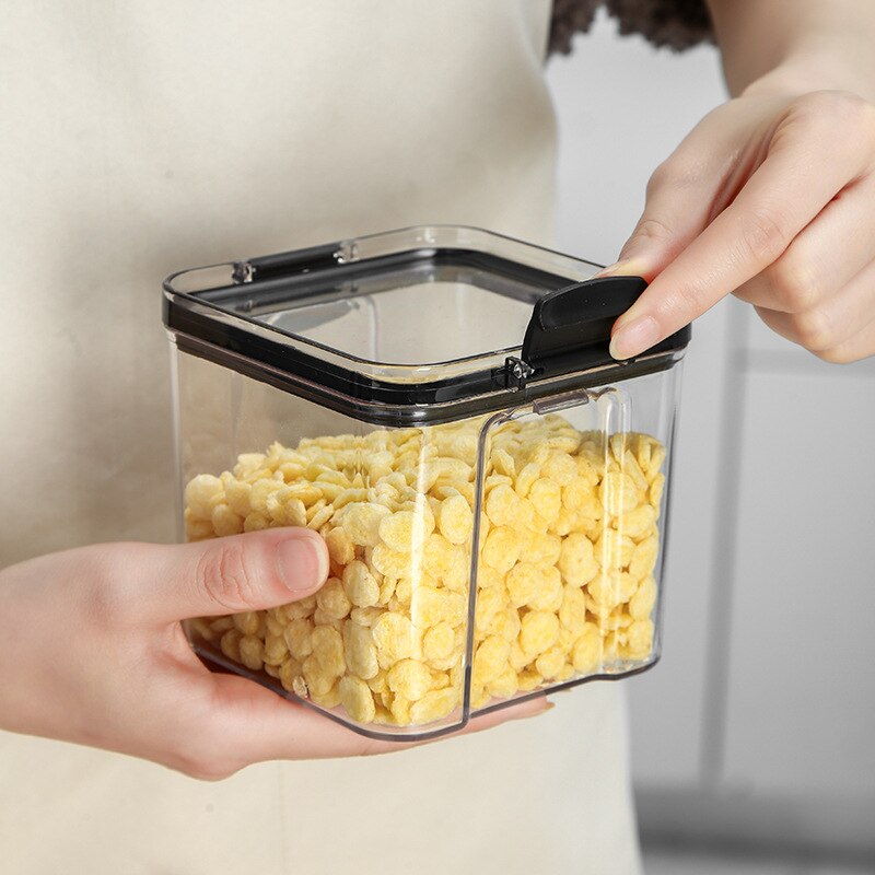 Food Candy Container Kitchen Sealed Box for Cereals Multigrain Dry Food Milk Powder Sugar Organizer Jar