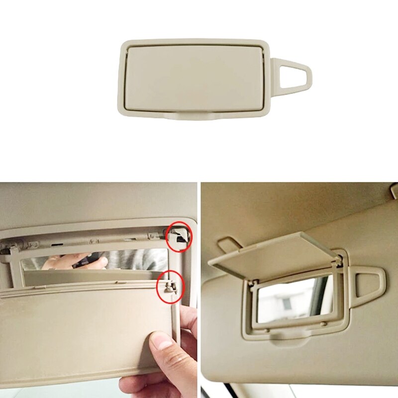 Parasol de repuesto izquierdo para coche, espejo de tocador para Mercedes Benz Clase C W205 GLC clase W253