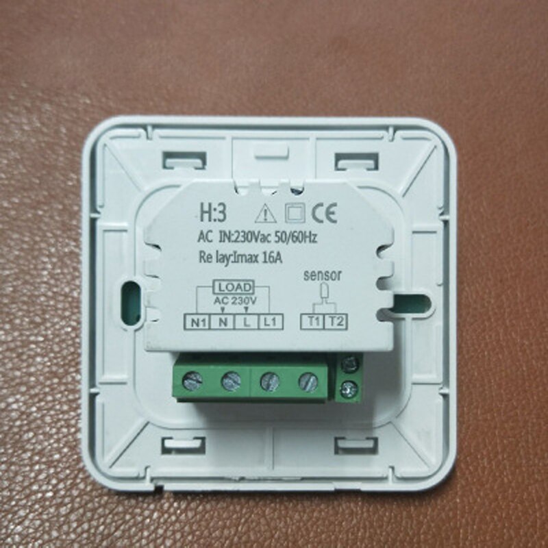 BYC07.H3 Thermoregulator Touch Screen Verwarming Thermostaat Voor Warme Vloer, Elektrische Verwarming Systeem Temperatuur Controller