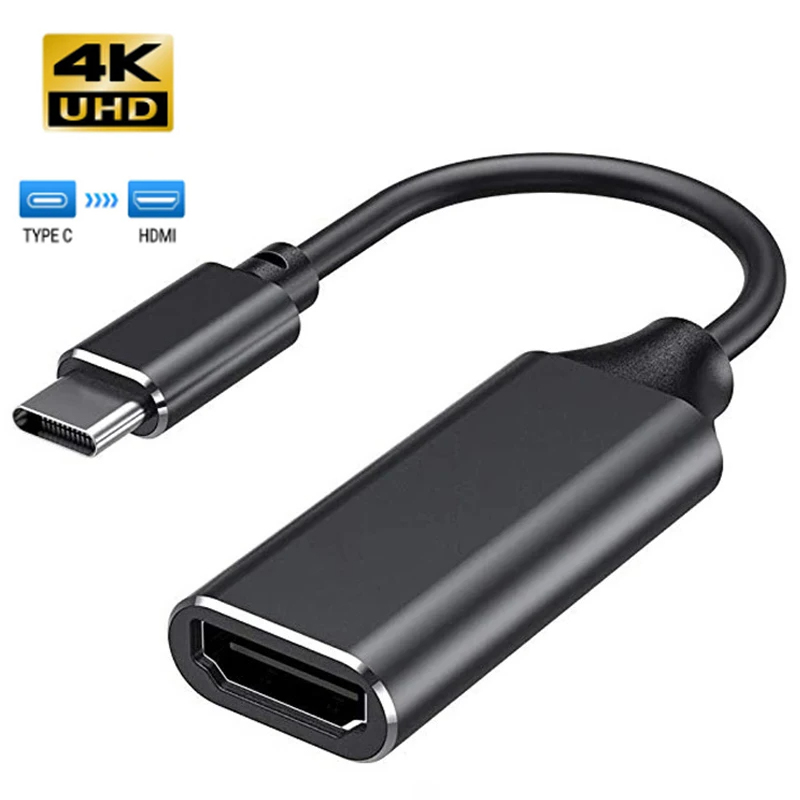 Type C to HDMI-compatible Adapter Converter USB C to HDMI Adapter Hdmi Cable Adaptor HDMI Converter 4K USB 3.1 HDTV For Macbook