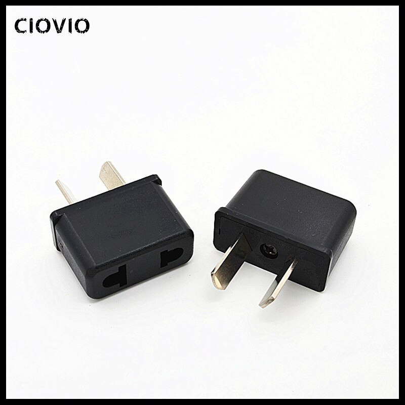 CIOVIO 10PCS Power Supply Socket Copper Australian Standard Connector Australian Conversion Plug Australian Rules Plug 9623