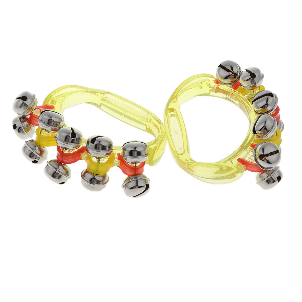 2 Pcs Baby Tamboerijn Hand Schudden Jingle Bells Kinderen Dansen Speelgoed