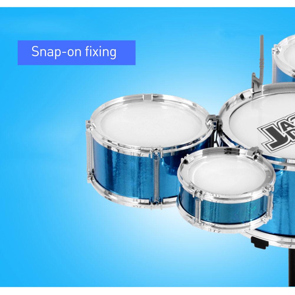 Children Kids Practicing Jazz Drum Set Kit Musical Educational Instrument Toy For Over 3 Years Old