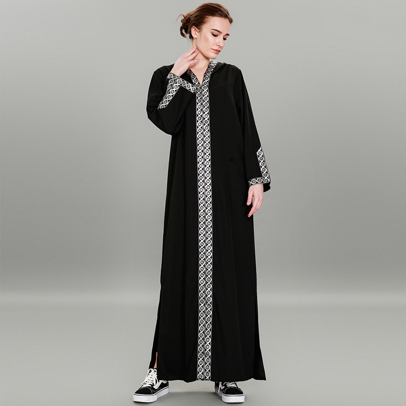 Kaftan abayas til kvinder sort abaya dubai kalkun lang hijab muslimsk kjole femme kappe caftan marokkansk tyrkisk islamisk tøj