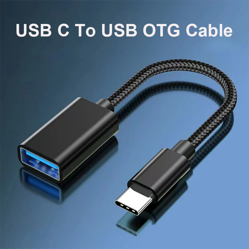Kabel adaptera USB OTG USB 3.0 typu C męski na USB A żeński Adapter przewodu danych USB OTG do telefonów komórkowych Uniwersalny interfejs USB C