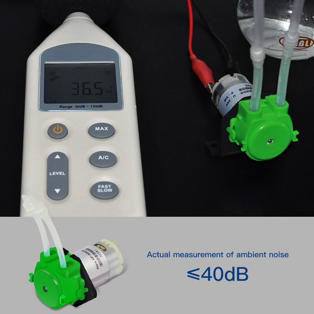 Peristaltische Pomp DC 24v DIY Huishoudelijke Mini Pomp Stille zelfaanzuigende Pomp Voor Lab Analytische