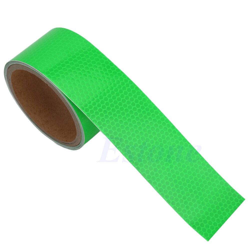 5Cm * 3M 2 "X 10 'Reflecterende Veiligheidswaarschuwing Conspicuity Tape Film Sticker Kleurrijke M3GD