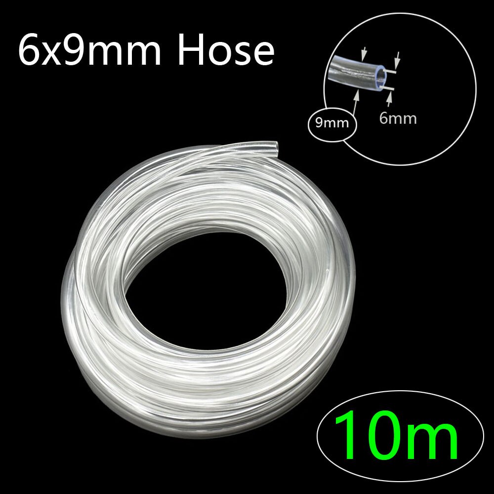 4/6/8/12/16/20/25Mm Tuin Watering Slang Transparante Flexibele Pvc plastic Pijp Water Beregening 1/4 3/8 1/2 3/4 1": 6I9mm