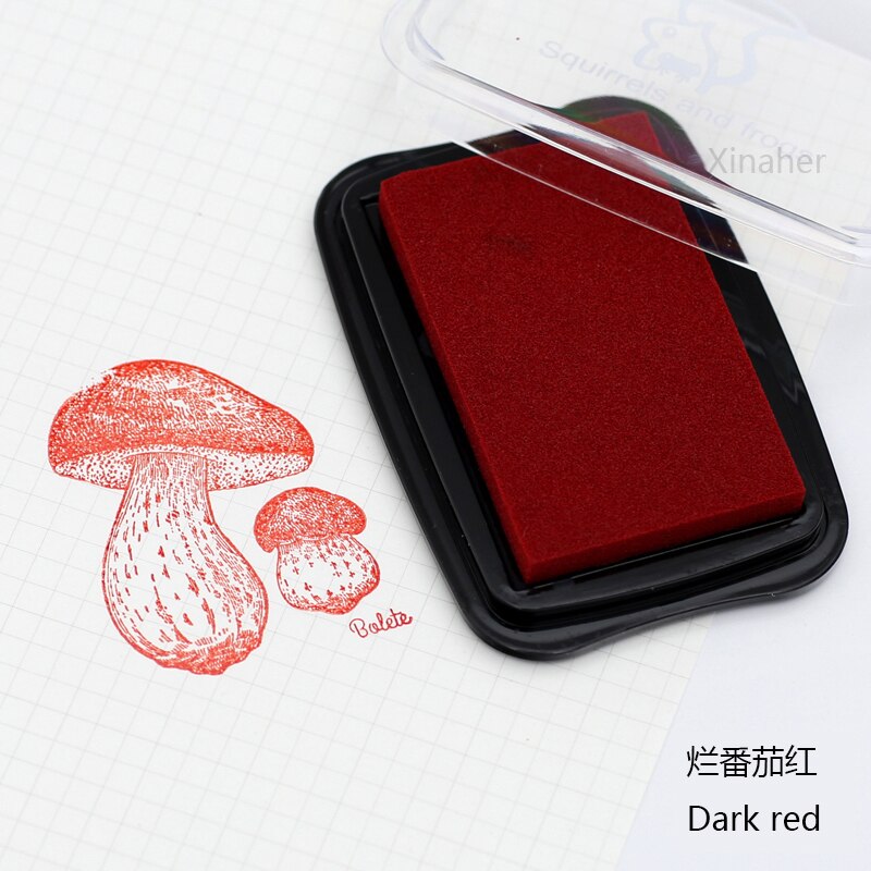 16 Kleuren Big Size Stempelkussen Craft Olie Gebaseerd Diy Inkt Pads Voor Spons Stempels Stof Scrapbooking Decor Vingerafdruk Seal Stamp pad: I