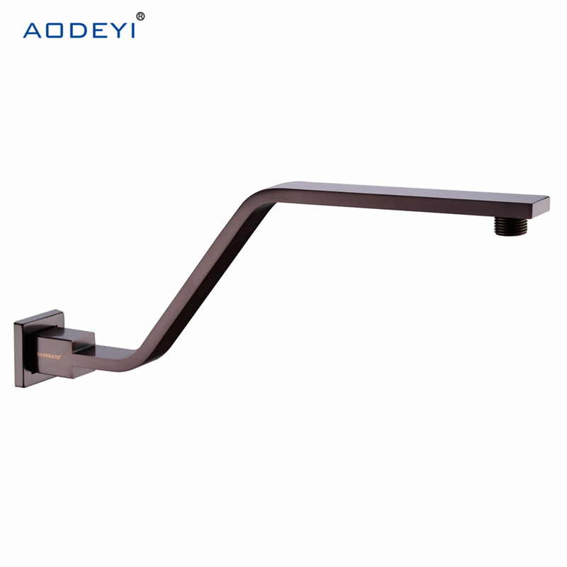 AODEYI Brass Shower Arm Heighten Shower Head Chrome Brushed Nickel Oil Rubbed Bronze Wall Mounted Shower Arm Extension 04-056