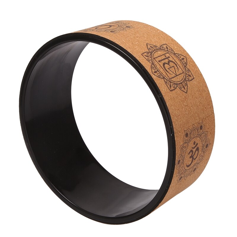 Yoga Wheel Back Roller Back Wheel Yoga Roller for Stretching Flexibility Back Bends Deepen Yoga Pose Backbend