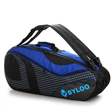 Badminton package backpack Tennis bag Tennis racket bag Badminton racket bag Sports bag Training racket: Blue