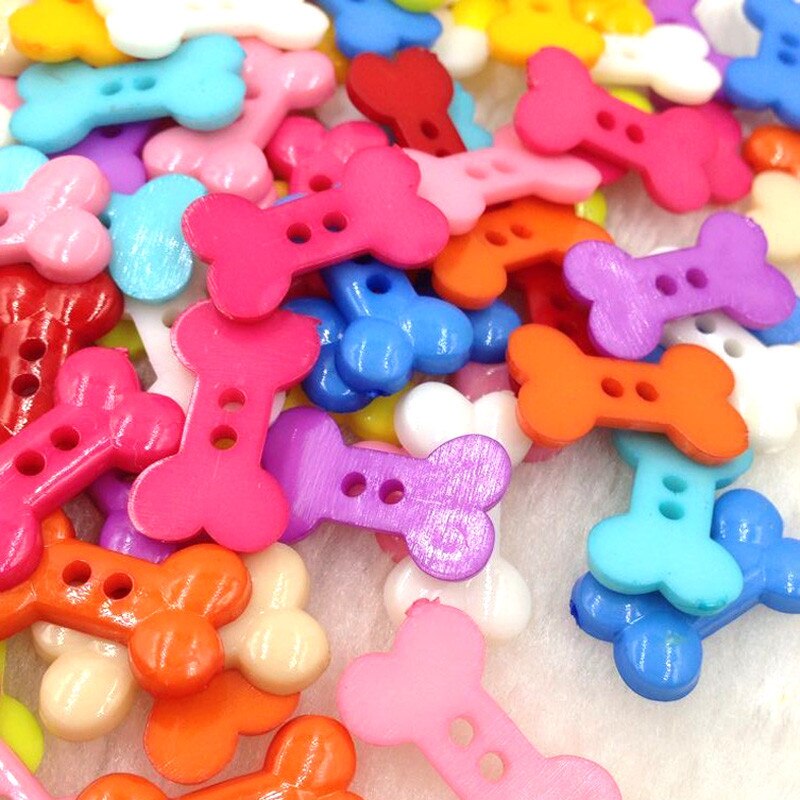 100PCS mix Assort Plastic Sewing Buttons, For Scrapbooking Sewing Craft Sewing Accessories Appliques PH98