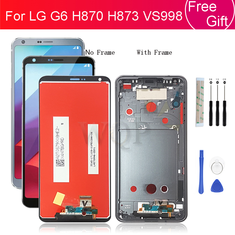 Für LG G6 lcd Anzeige touchscreen Digitizer Montage bildschirm Ersatz für LG H870 H873 VS998 Pantalla mit rahmen Reparatur teile