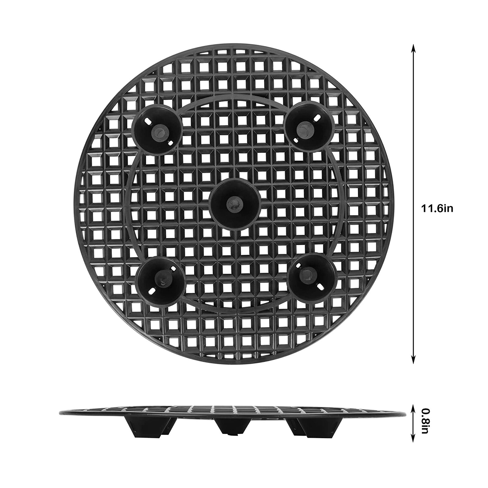 Support de plantes robustes, tapis de Pot de fleurs pour prévenir la pourriture et les dommages, rehausseur de plantes pour Pots d&#39;intérieur et d&#39;extérieur