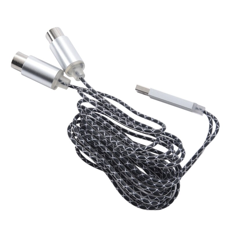 Adaptateur de câble entrée-sortie Midi vers USB, 2... - Grandado