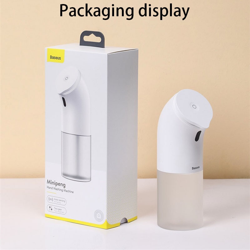 Baseus Intelligent Automatic Liquid Soap Dispenser Induction Foaming Hand Washing Device for Kitchen Bathroom (Without Liquid)