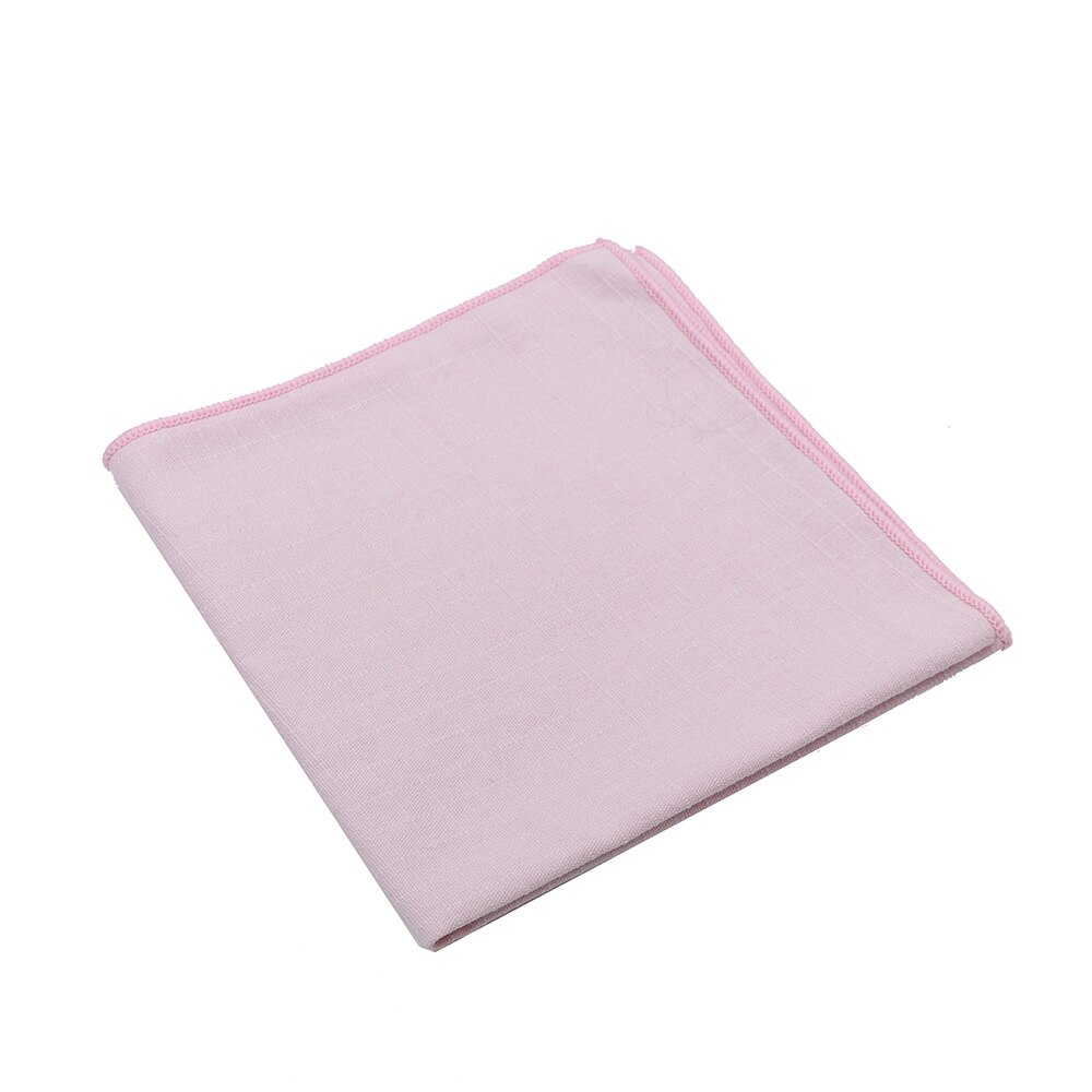 Adult Cotton Handkerchiefs Solid Color Hanky for Men Business Casual Pockets Square Handkerchief 23cm Width Wedding Hankies: 6