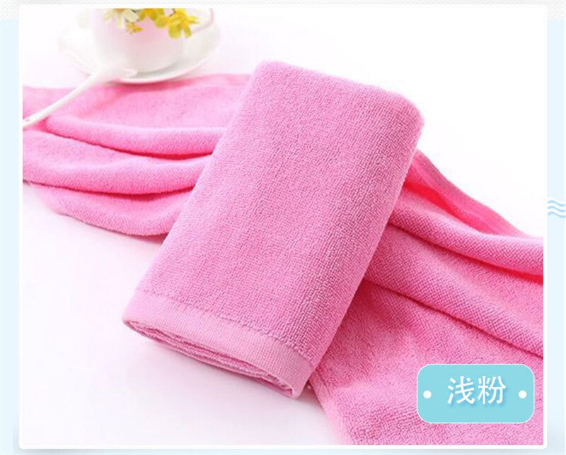 Serviette de bain de pieds 8 couleurs | hôtel, serviette de bain de pieds, serviette de Spa, serviette Super douce, absorbante, sèche pour le visage, pour adultes: pink2 34x75cm 120g
