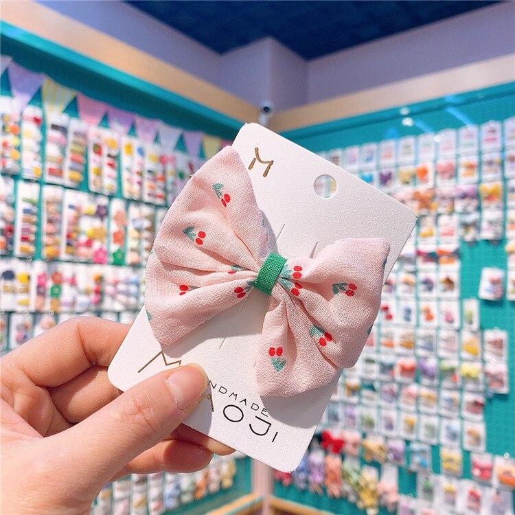 Fermagli per capelli a farfalla per ragazze accessori per capelli perni per capelli per bambini manopole per capelli con fiocco Barrettes strumenti per lo messa in piega dei capelli per bambini copricapo: 01