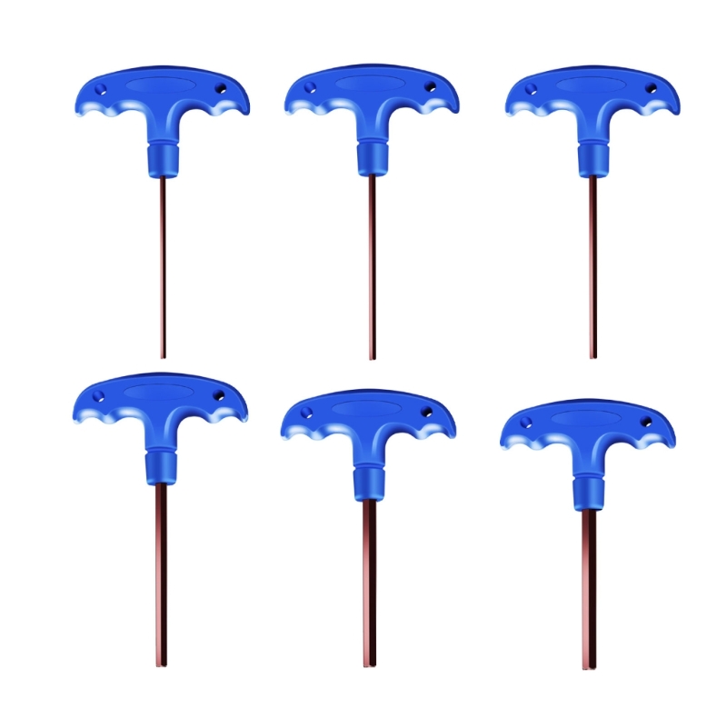 Reliable T-Handle Allen Wrench with Rubber Grip Long Handle Allen Key