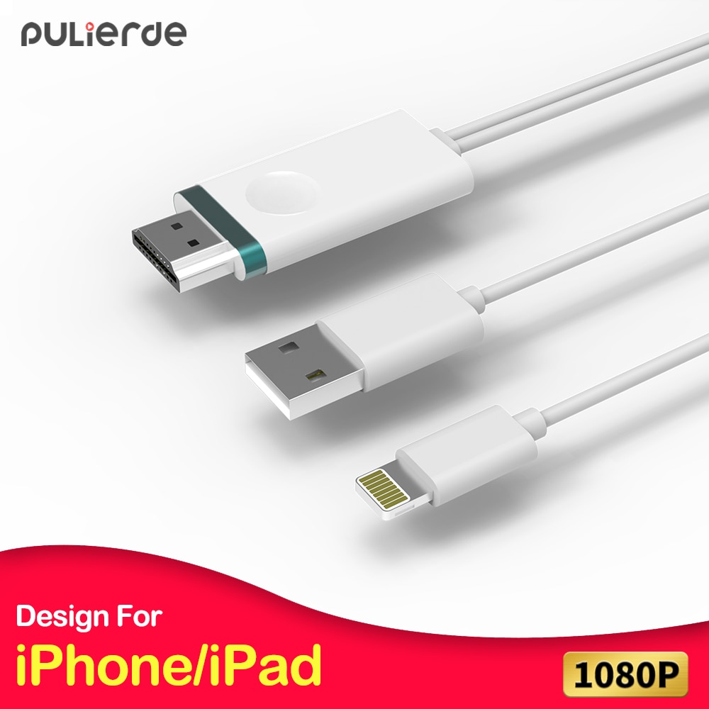 PULIERDE-Cable de espejo LD8 para TV Stick, dongle rápido, 1080P, FullHD, HDMI, USB, funciona con teléfono inteligente IOS, PK M2, TV Stick G2