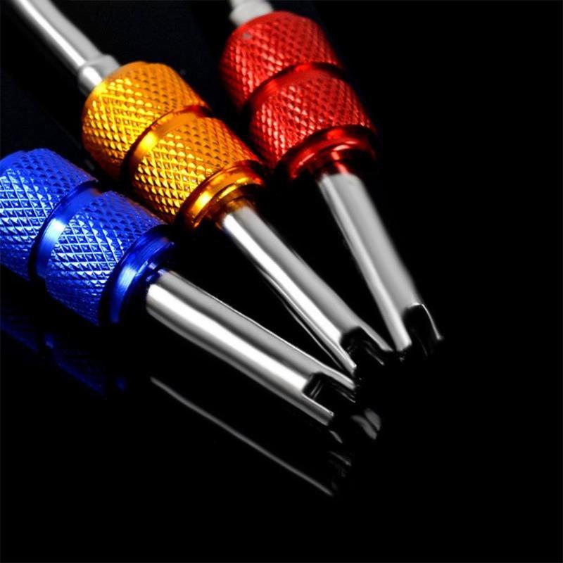 VODOOL-llave de aleación de aluminio para coche, herramienta de extracción de núcleo de válvula de aire acondicionado A/C, instalador de reparación de aire acondicionado de automóvil