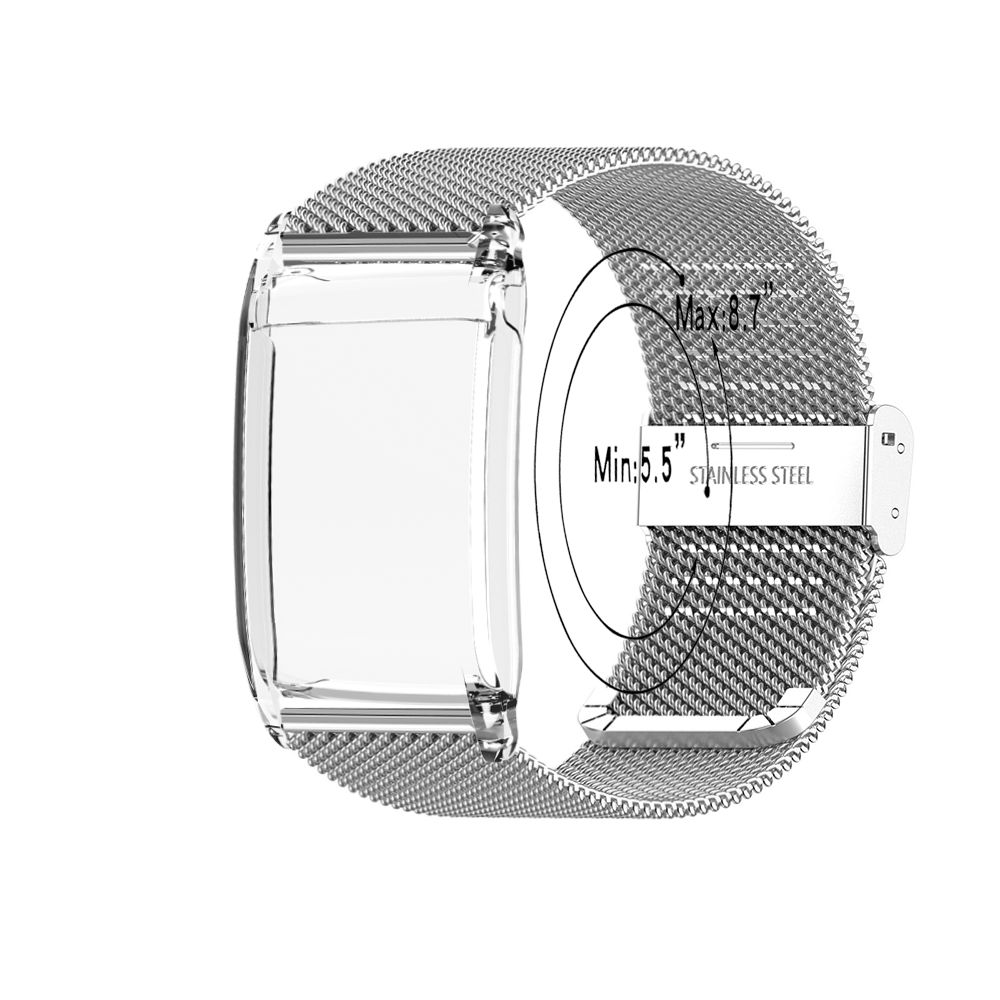 Justerbart Metal Fitness Armbånd med Urkasse Udskiftning Tracker Rem Beskytter Sport Armbånd til Whoop 4.0