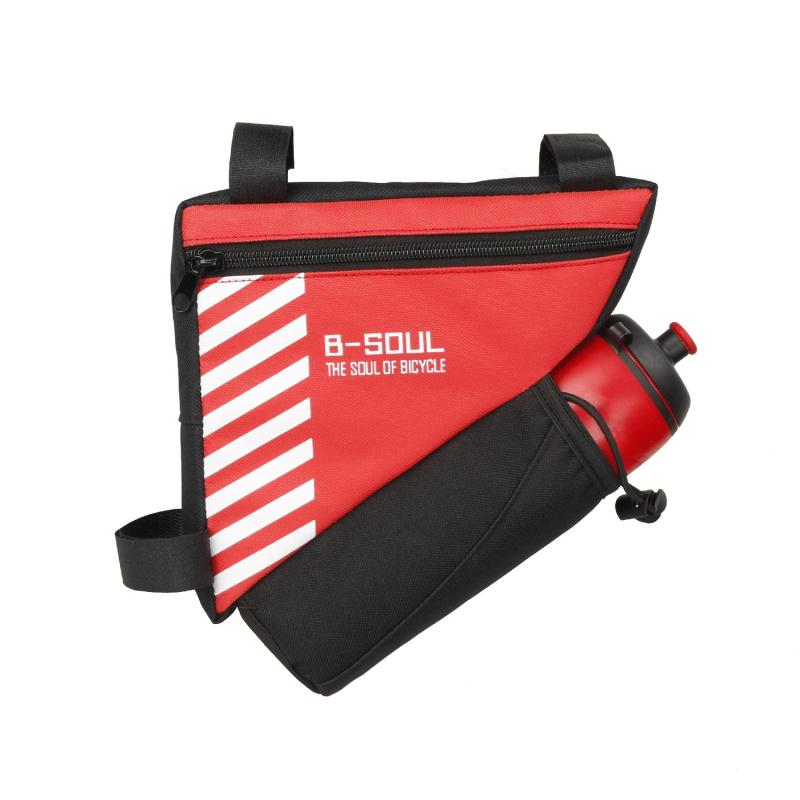 Waterdichte Driehoek Fietstas - Frame Tas Fietsen - Fiets Accessoires: Rood
