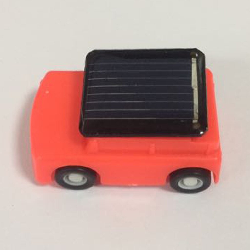 Novità per Bambini FAI DA TE Assemblare solare alimentato educativo Giocattolo mini auto Solare Rosso & Bianco Creativo Regalo di Compleanno Della Ragazza Regalo per bambino