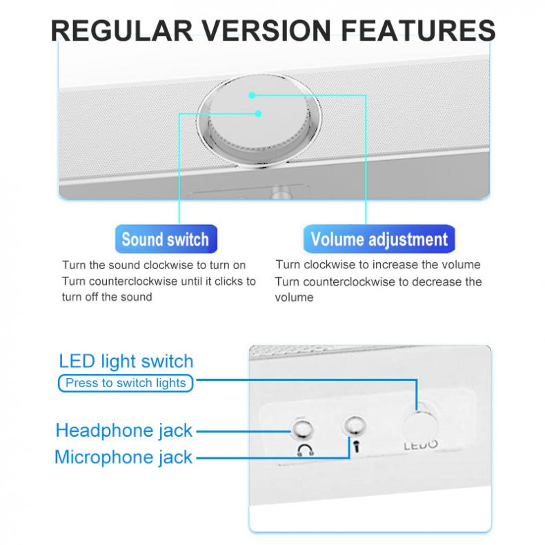 Sada V-198 Multi-Media Soundbars Luidspreker Mobiele Telefoon Computer Universele Mini Strip Luidsprekers Met Stereo Surround Sound