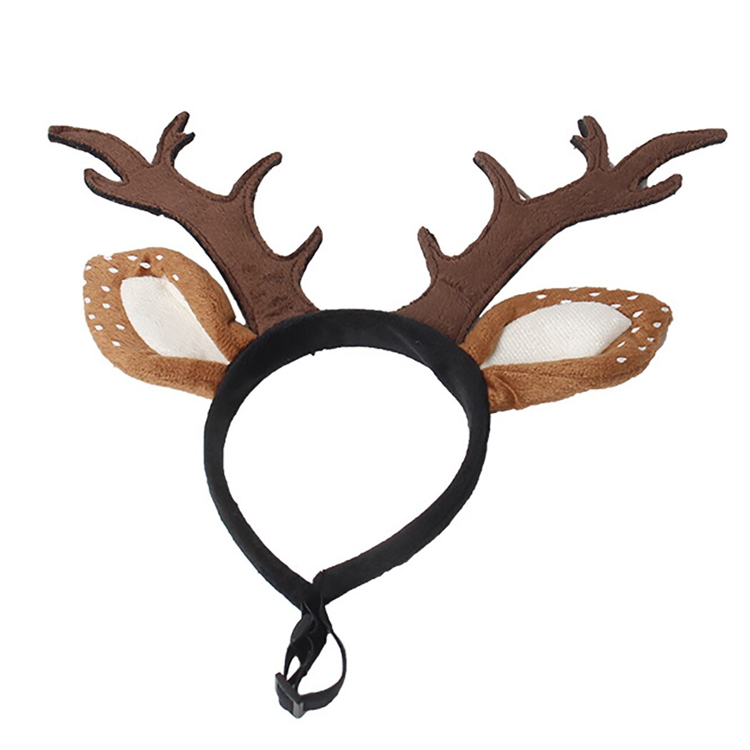 neue Weihnachten Haustier Hund Kostümich Geweih Elch Ohr Stirnband Nette schick Kleid hoch Neue Jahr Haustier Party Hütte Haustier hund Katze Kostüm