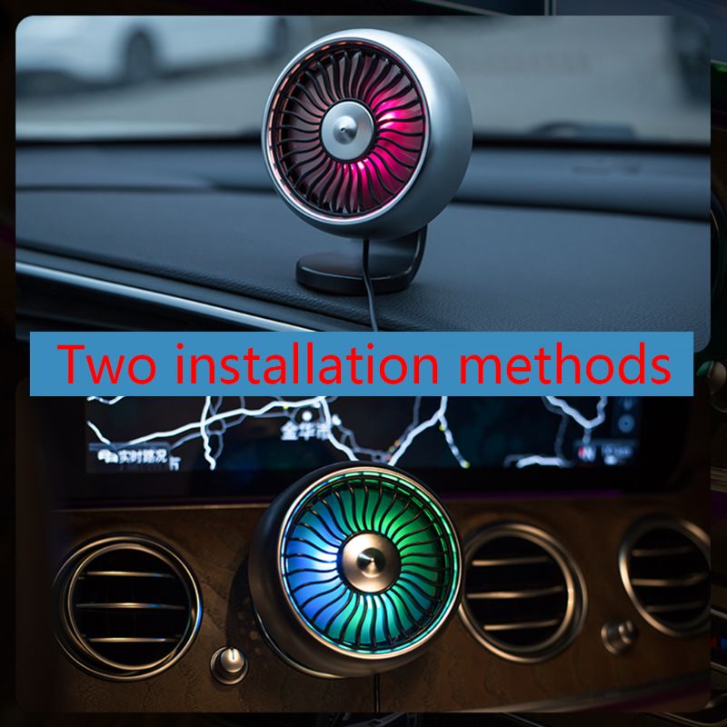 Voertuig Air Vent Gemonteerde Usb Ventilator Mini Elektrische Auto Ventilator Voor Auto Air Vent Gemonteerde Auto Auto Cooling Fan Lucht voor Sedan Suv