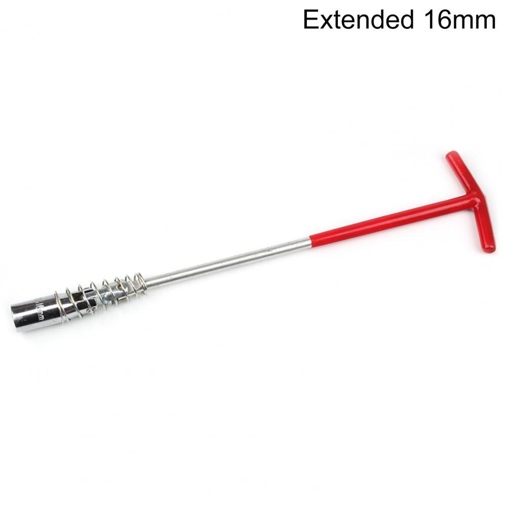Llave de vaso con forma de T para coche, herramienta manual multifunción, herramientas manuales de reparación, llaves inglesas, 14/16/21mm: Extended 16mm