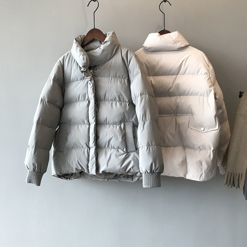 Høst vinter jakke parkas kvinner dun bomull jakke brød service kvinnelig bomull vattert jakke varm parka yttertøy  p1008